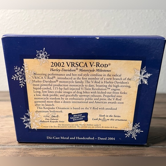 Hallmark 2004 NEW 6th Harley Davidson Milestone Series Christmas Ornament - Picture 9 of 9